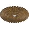 Ekena Millwork Eryn Ceiling Medallion (Fits Canopies up to 4"), 24 3/4"OD x 3 1/4"ID x 1 7/8"P, Rubbed Bronze CM24ENRZS - alternate 3